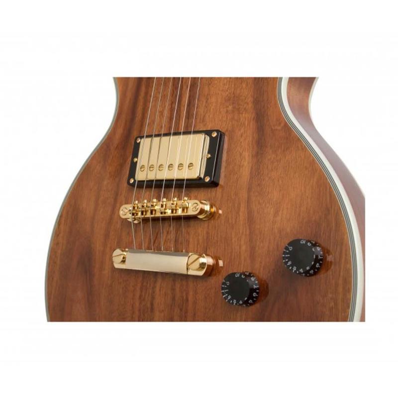 Guitarra Epiphone Les Paul Custom Pro Koa Ltd Ed Natural